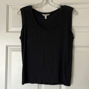 Banana Republic Black Linen Sleeveless top